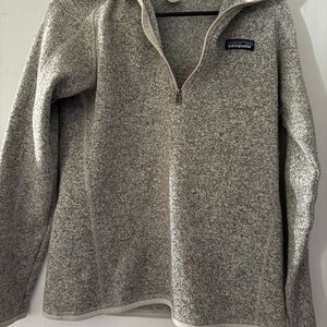 Patagonia Women's tan Quarter-Zip Pullover